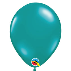 11 Inch jewel Teal Blue Latex Balloons