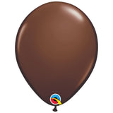 Chocolate brown latex balloons by Qualatex
