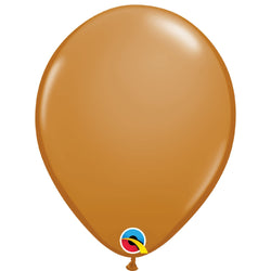 Mocha Brown 11 IN (28cm) Round Latex Balloons Package 10 Qualatex