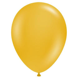 11 inch mustard yellow latex balloons