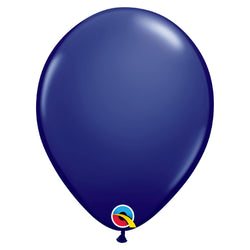 11 inch navy blue latex balloons by Qualatex Balloons