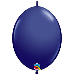 12 INCH navy quick link Latex Balloons Qualatex