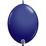 12 INCH navy quick link Latex Balloons Qualatex