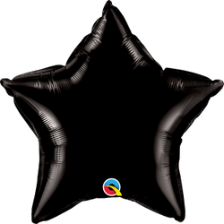 Black Star Balloon 18"