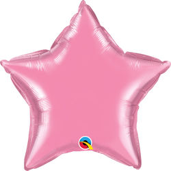 Rose Pink Star Balloon 18"e