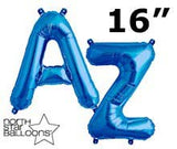 Blue Letter Balloons l Small 13.5 INCH