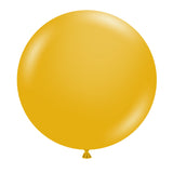 17 inch mustard yellow latex balloons