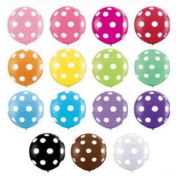 36 INCH | Polka Dot Latex Balloons