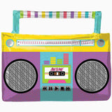 80's Boombox Foil Balloon | 27 INCH