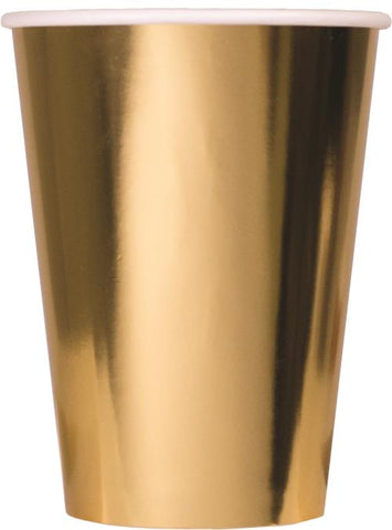 Gold Paper Party Cups