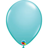 5 inch latex balloons in caribbean blue by qualatex