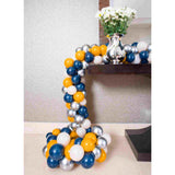 Latex Balloon Garland | Mustard and Navy Mix