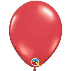 5 inch red latex balloons by qualatex