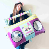 Awesome 80's boombox balloon in rad colors