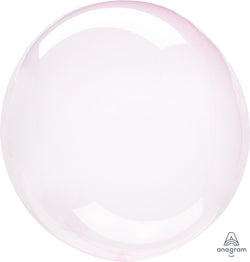 Pink Crystal Clearz Orbz Balloons 20 INCH