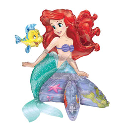 ariel the little mermaid and flounder balloon