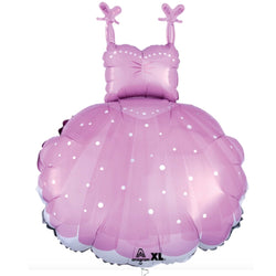 Pink Ballet Tutu Dress Foil Balloon