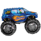 Blue Monster Truck Balloon 38 IN