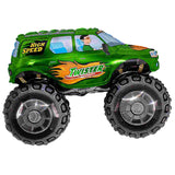 Green Monster Truck Balloon 38 IN