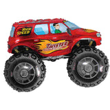 Red Monster Truck Balloon 38 IN