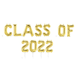 Class of 2022 graduation balloon banner
