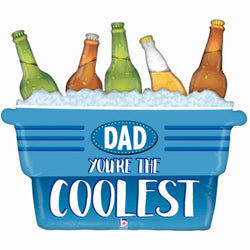 Coolest Dad Balloons - Father's Day Balloon - Dad birthday - 33 INCH - Dad, you are the Coolest!