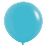 36 inch caribbean blue latex balloon