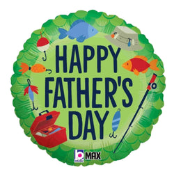 Happy Father's Day Fishing Balloon | 18 Inch