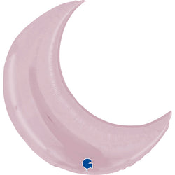 Pastel Pink Moon Foil Balloon 35 IN