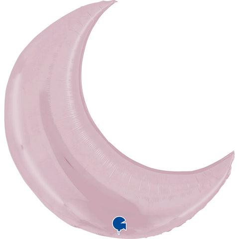 Pastel Pink Moon Foil Balloon 35 IN