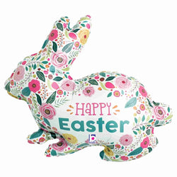 Spring Flowers Easter Bunny Balloons | 32 INCH