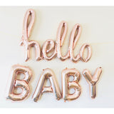 Hello BABY Letter Balloon Kit l Small 13.5 INCH