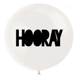 Hooray latex balloon