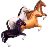 Horse Foil Balloons in Black, Brown, Tan or White