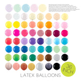 "Let's Par Tea" Custom Birthday Latex Balloons