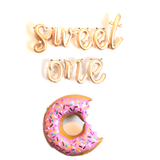 SWEET ONE Donut Party Balloons l Silver l Gold l Rose Gold
