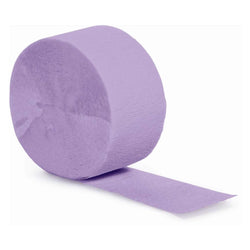 Lilac Light Purple Crepe Streamer