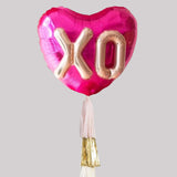 XO Foil Heart Balloon Kit | Valentine's Day | 36 Inch