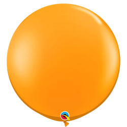 Mandarin Orange 36 INCH (90cm) Round Latex Balloons Qualatex