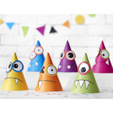 Monster Paper Party Hats | Set 6