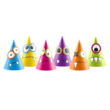 Monster Party Paper Hats - Monster Party - Birthday -