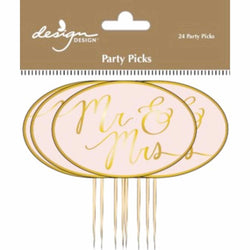 Blush Mr & Mrs Party Picks | Set 24