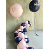 Gender Reveal Balloon DIY Garland Kit - Navy Blue + Pastel Pink