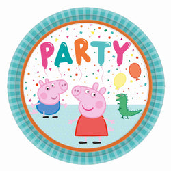 9 Inch Peppa Pig Party Paper Plates