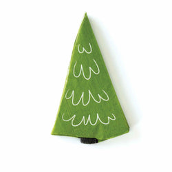 Pine Tree Shaped Paper Party Napkins | Package 24