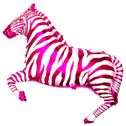 Pink Zebra Balloons - 42 IN