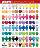 Qualatex Latex Balloon Color Chart