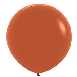 24 inch terra cotta red latex balloons