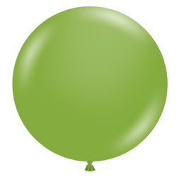 Tuftex fiona bright green round latex balloons