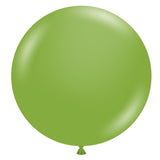 36 inch big Tuftex fiona bright green round latex balloons